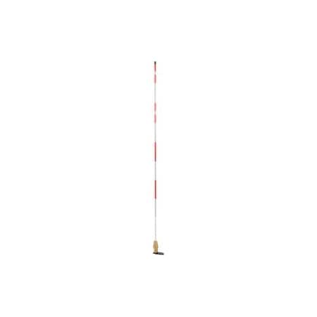 Tapco 2673-00001 Hydrant/Utility Marker, 5' Long with Flat Bracket, Red/White 2673-00001